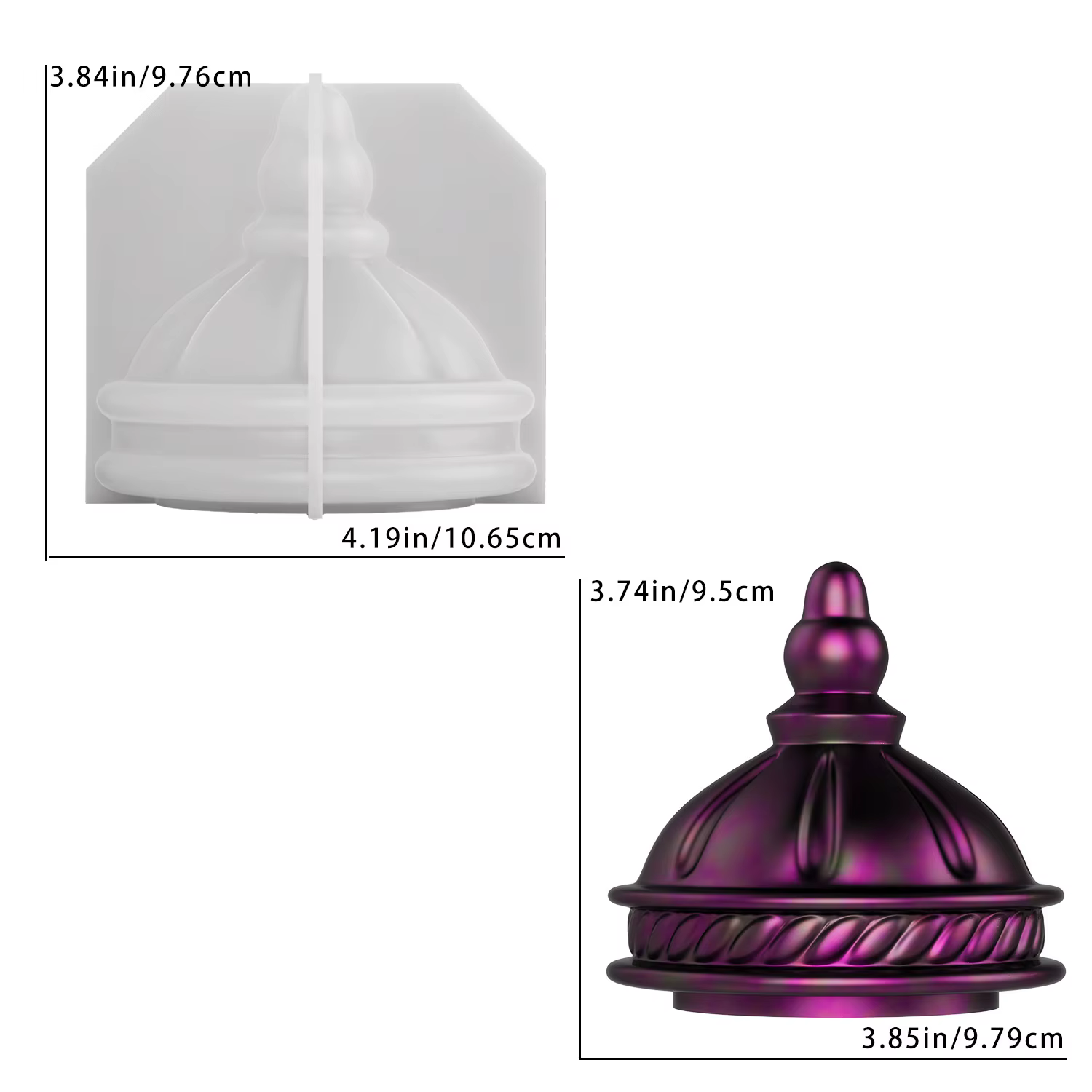 Moule en résine époxy pour lampe de table turque DIY, décoration de lampe de table, ornement pour la