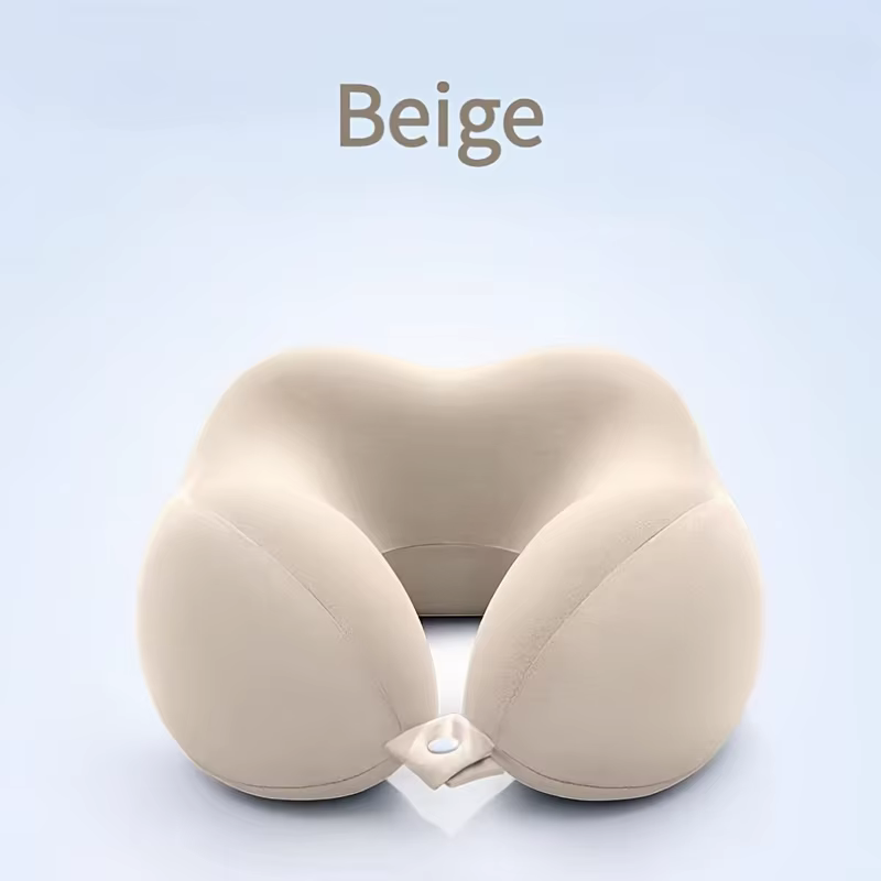 Oreiller cervical en forme de U, oreiller cervical moyen et doux en forme de U pour les voyages et l