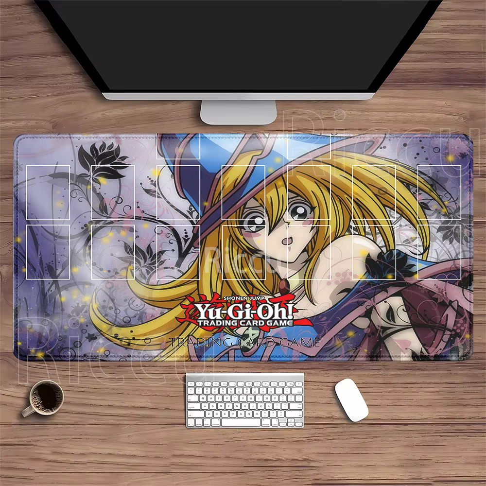 600x350mm Yu-Gi-Oh! Tapis de jeu XXL pour souris, cartes et jeux de société, avec impression HD, acc