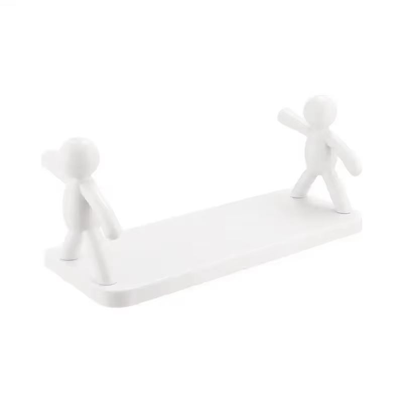 Étagères à shampoing auto-adhésives pour salle de bain, support de rangement pour serviettes de douc