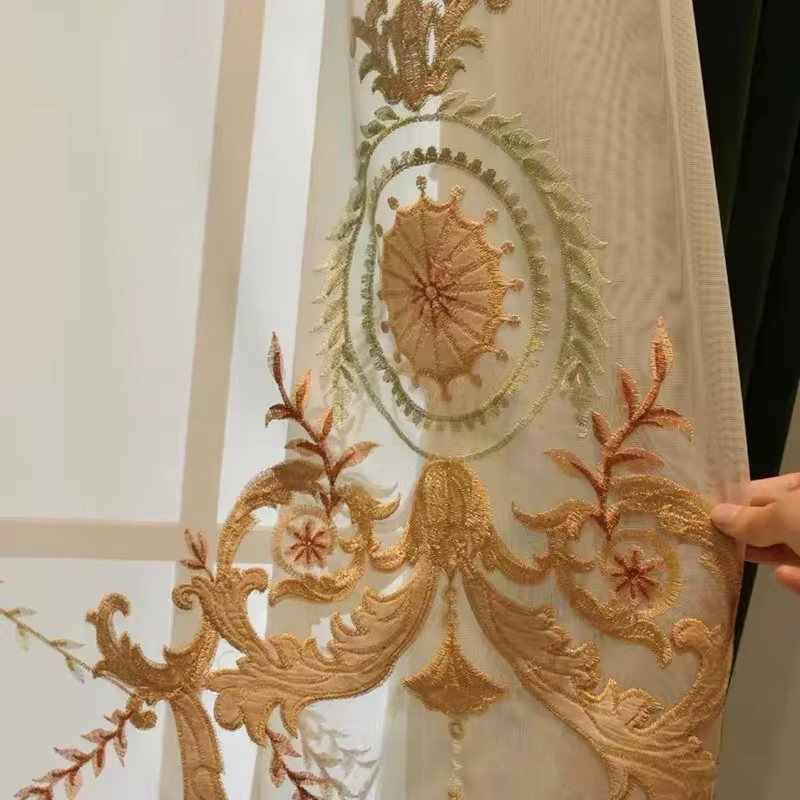 Rideaux de luxe européens pour salon, salle à manger, chambre à coucher, tissus textiles pour la mai