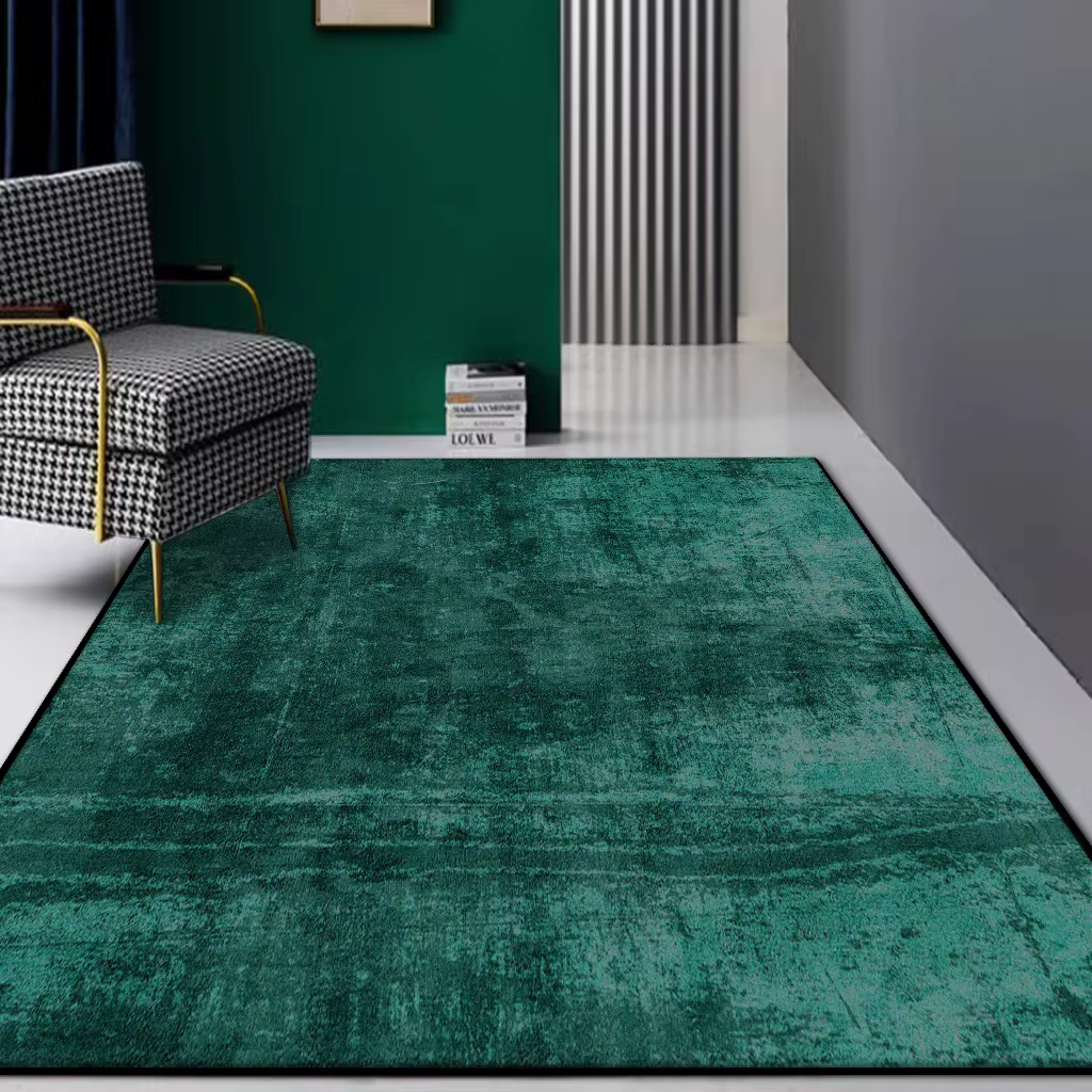 Grand tapis de salon minimaliste de luxe léger, couleur unie, décoration de la maison, chambre à cou