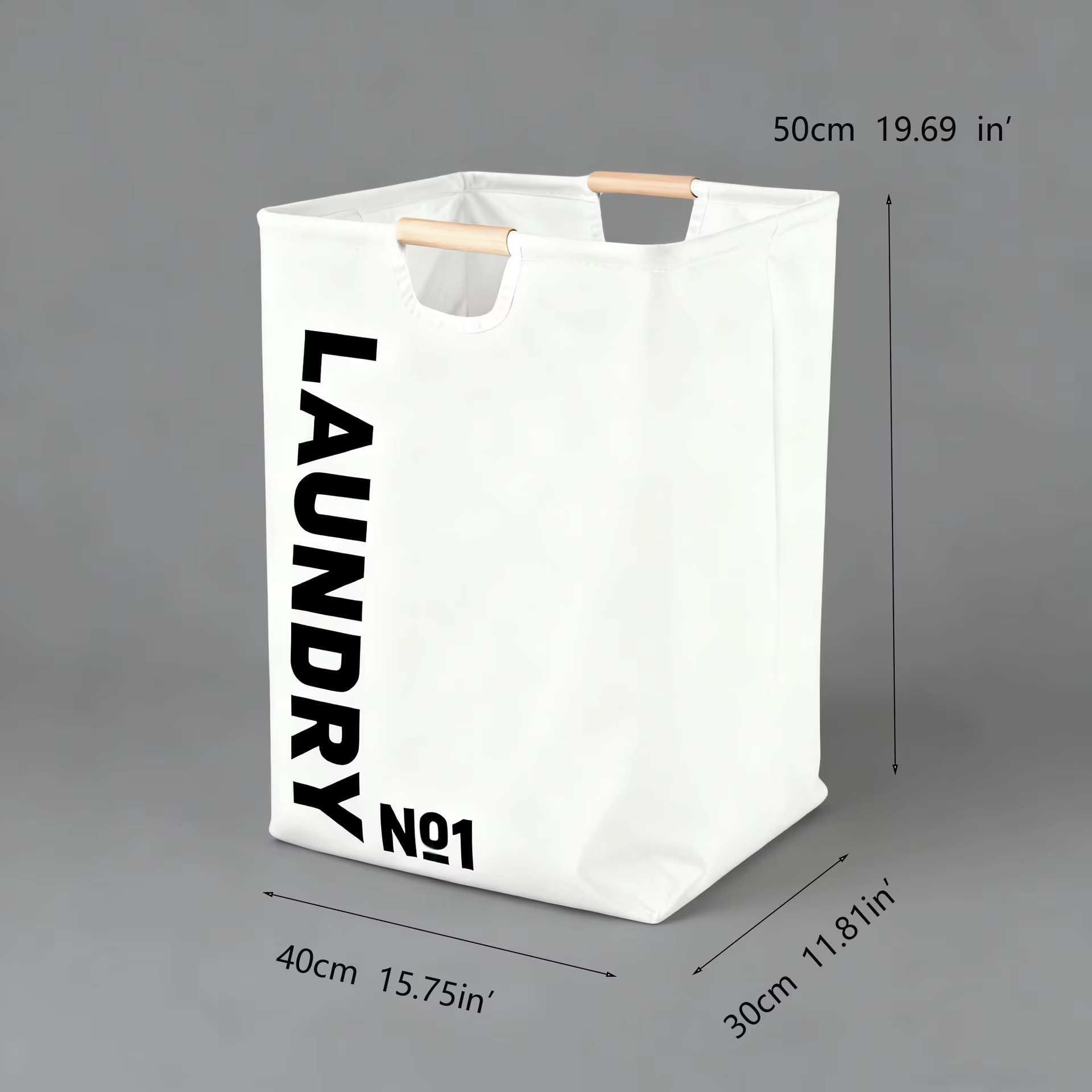 Panier à linge pliable en tissu avec poignées, bac de rangement étanche de grande capacité pour la m
