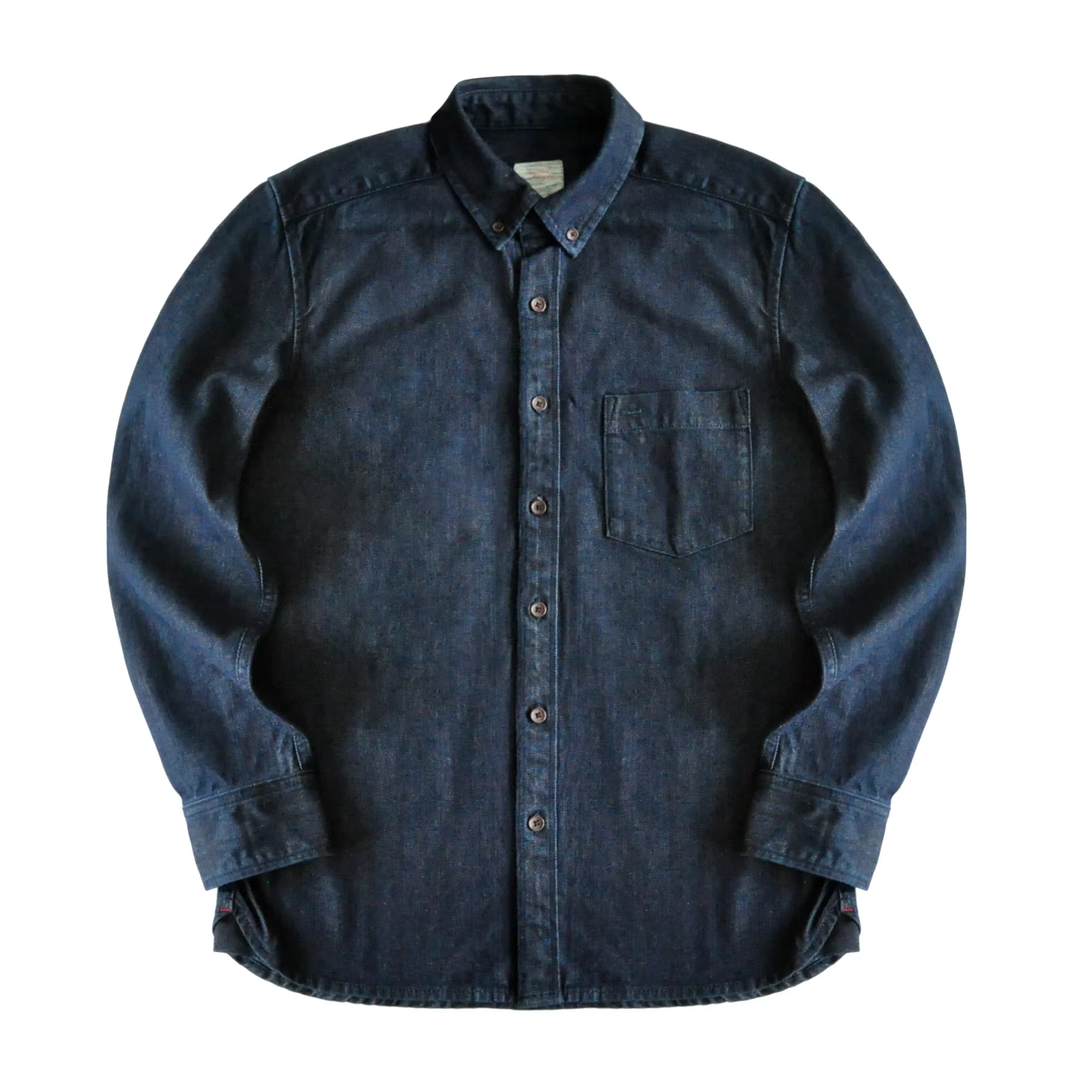 Chemise en denim à manches longues pour hommes, chemise décontractée, chemise délavée en coton, chem