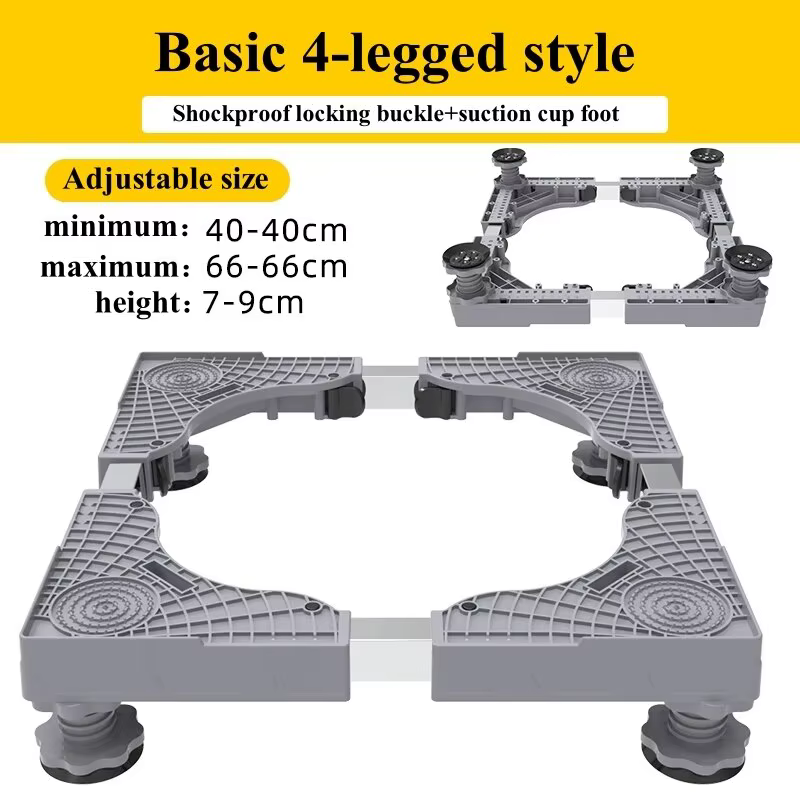 Base universelle pour Machine à laver, Base de levage pour réfrigérateur, Base réglable multifonctio