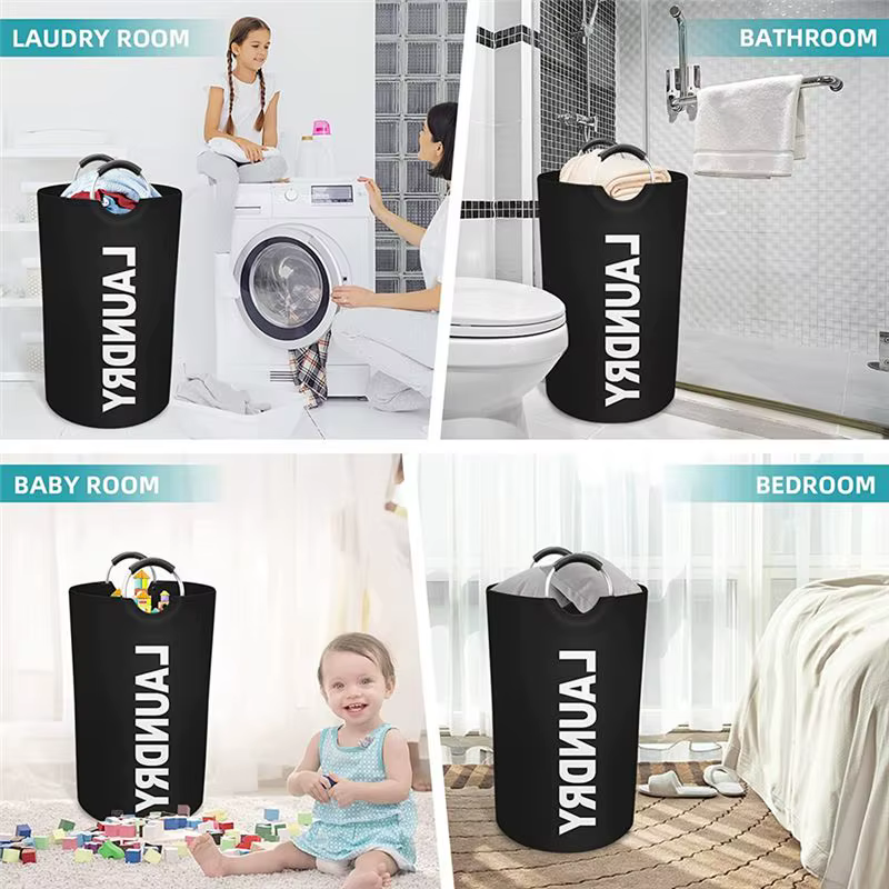 [CLOS] Grand panier à linge de 115 L, panier à linge, panier à linge sale pour le linge, paniers à l