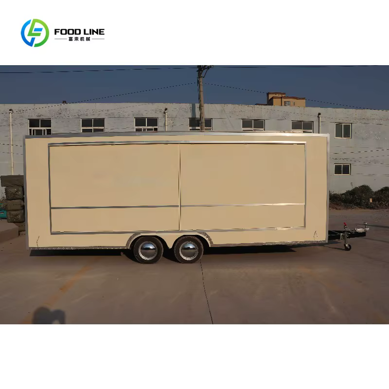 Remorque alimentaire personnalisée, cuisine mobile carrée, camion de restauration, résistant aux int