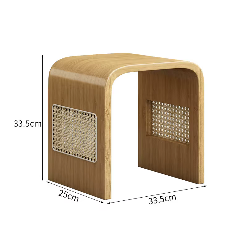 Petit tabouret minimaliste, chaises d'entrée pour salon français, tabouret de sol portable, accessoi