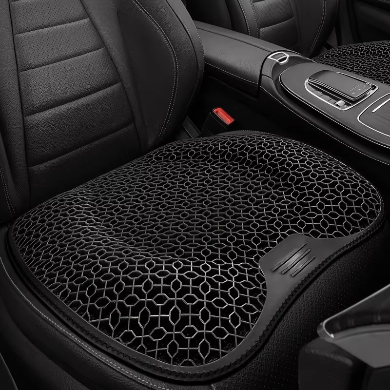 Coussin de siège en gel alvéolé respirant et ergonomique pour voiture, bureau, maison, lavable, lége