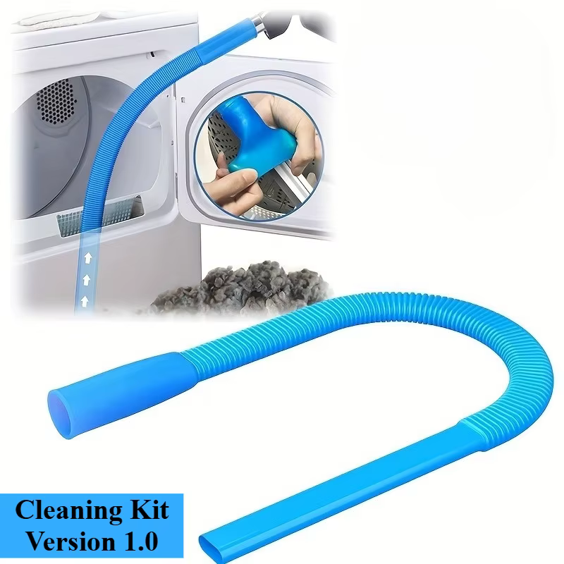 Kit de nettoyage des conduits de sèche-linge - Idéal pour le nettoyage des conduits de buanderie, br