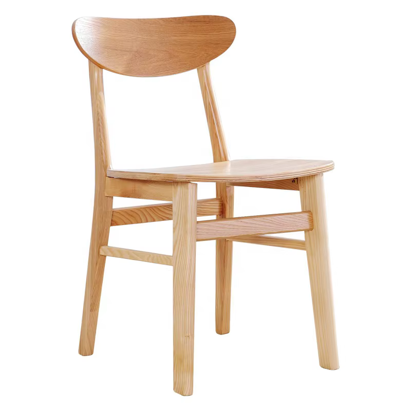 Chaises de café de cuisine en bois modernes de Style nordique, personnalisées en usine pour salle à 