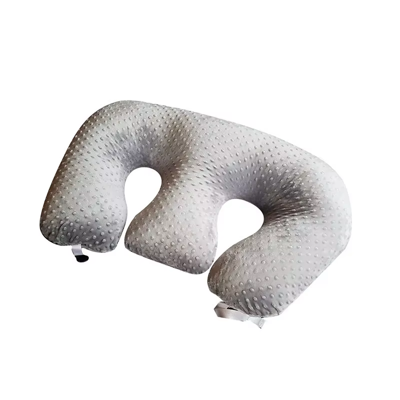 Oreiller double pour bébé, oreiller d'allaitement, coussins d'alimentation Anti-crachats, nid pour b