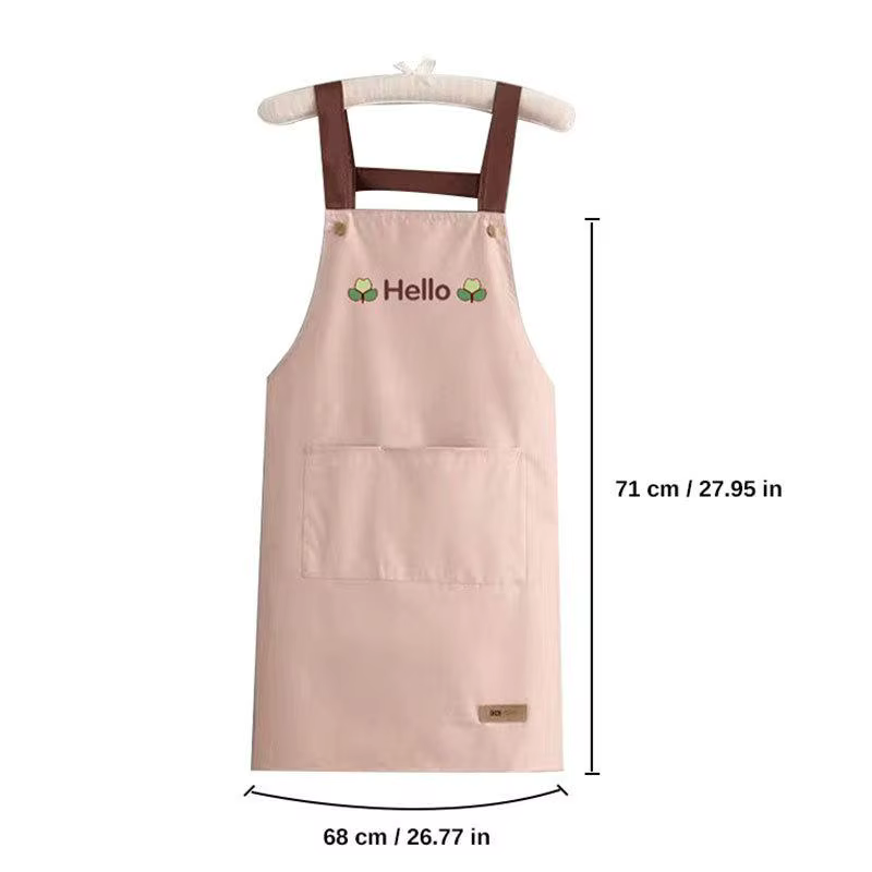 Tablier de cuisine imperméable à l'huile, pratique, de poche, pour Chef, pour hommes et femmes, Bari