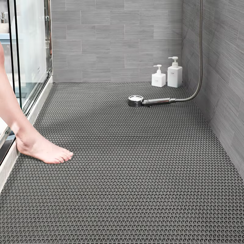 Tapis de salle de bain antidérapant, atmosphérique, pour hôtel, maison, salle de douche, baignoire, 