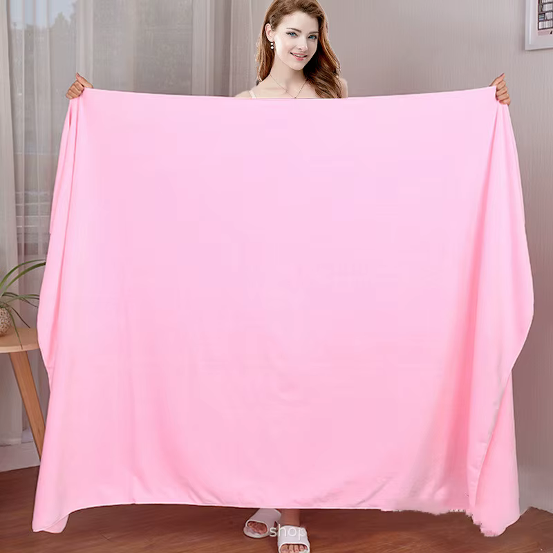 Serviette de bain en microcarence épaisse de haute qualité, super grande, douce, à haute absorption 