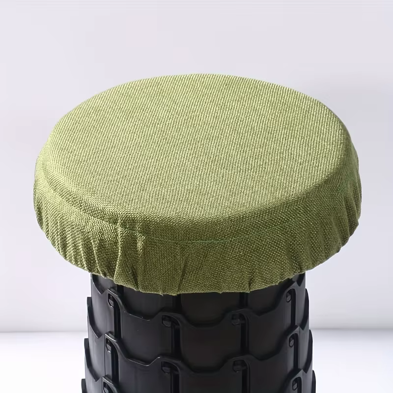 Coussin de tabouret pliant – Housse de tabouret pliante portable, adaptée au camping/à usage domesti