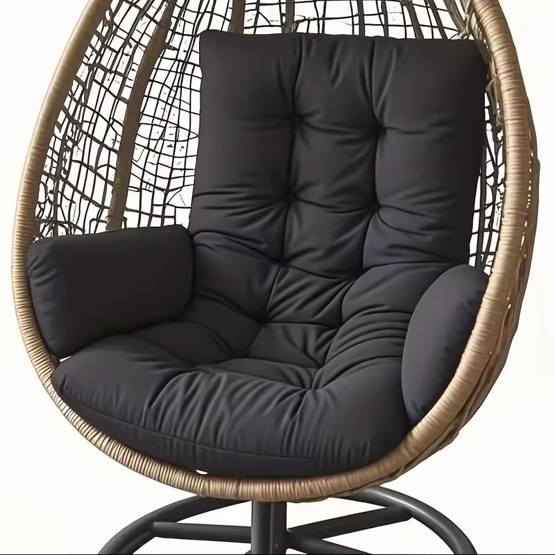 Coussin de siège amovible et lavable pour chaise suspendue, coussin de siège pour chaise suspendue e