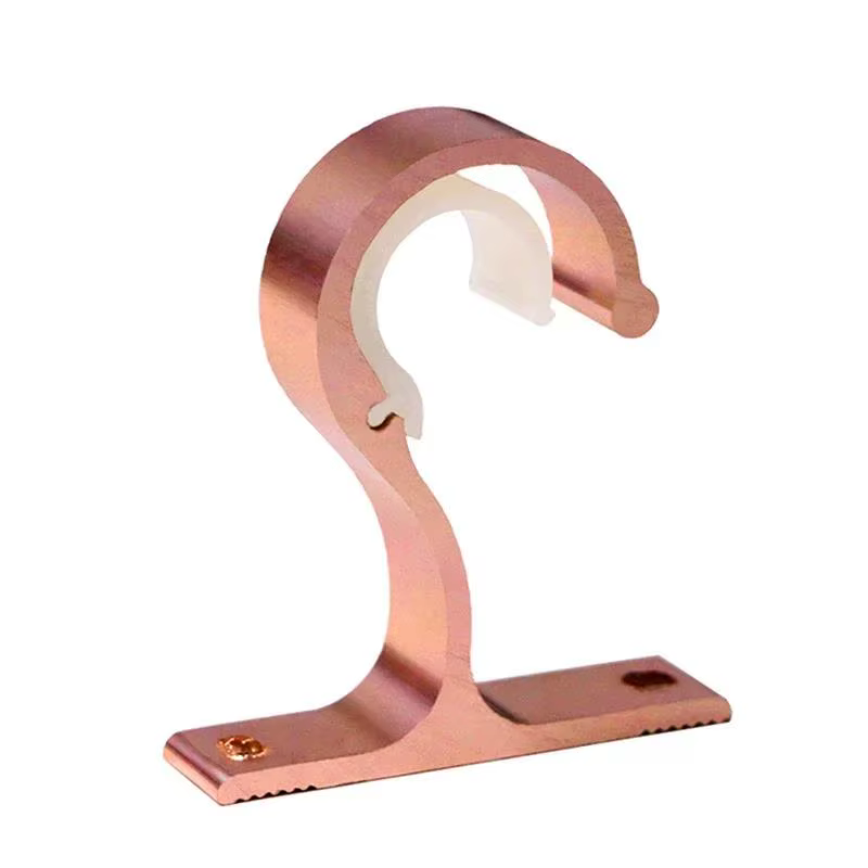 Support de tringles à rideaux, crochet de suspension, pince de Support de barre transversale, Clip d