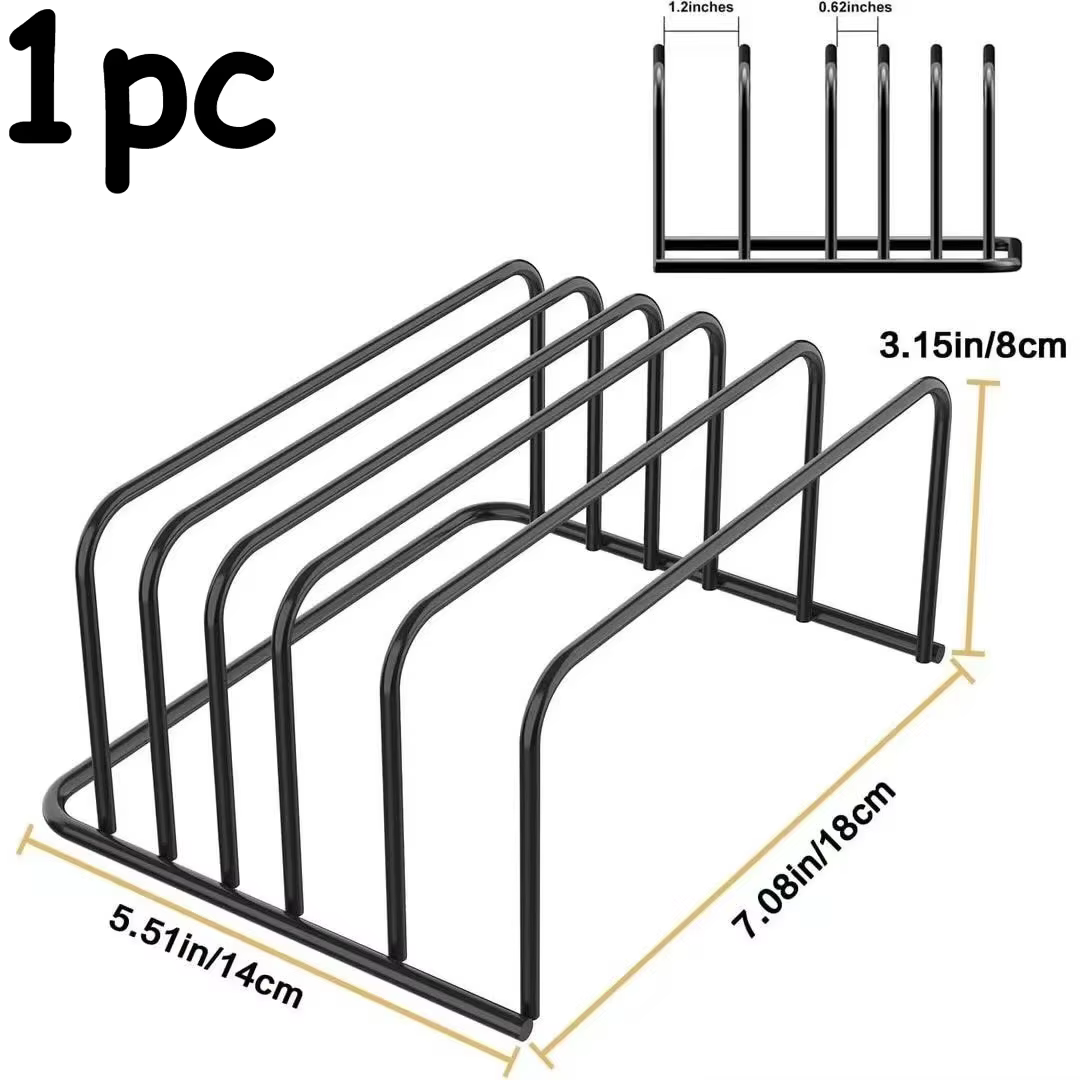Support de planche à découper de cuisine à 5 niveaux, support de planche à découper en acier au carb