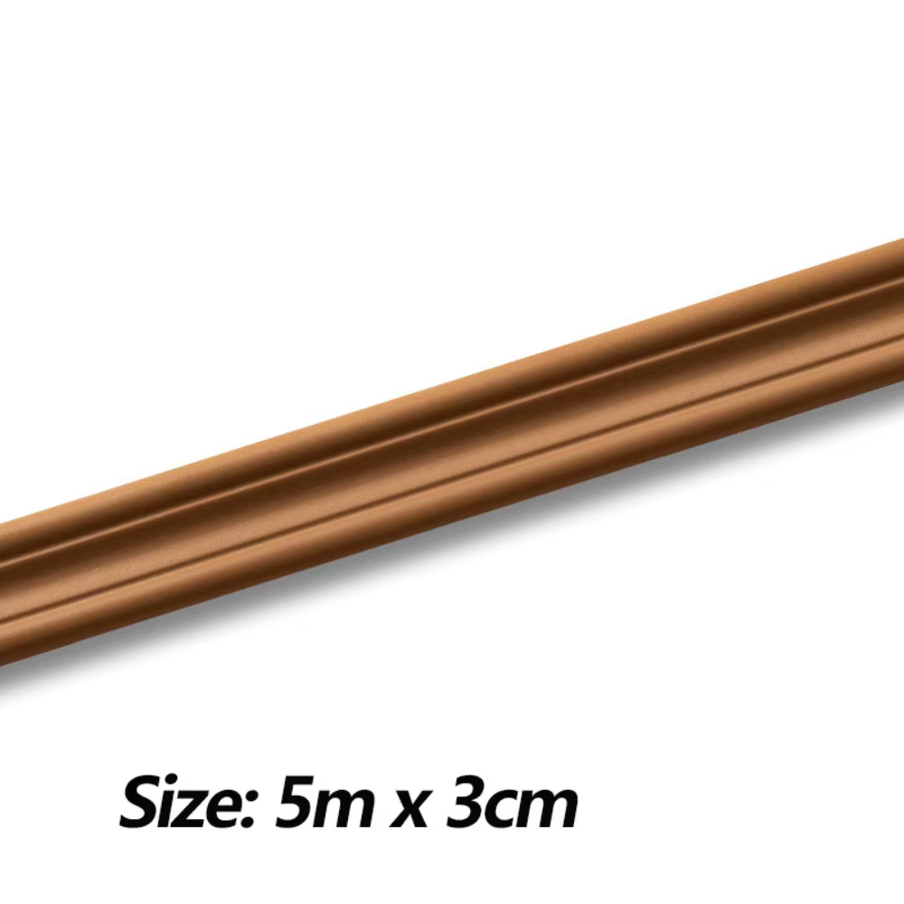 Moulure murale moderne 5M, bande décorative de protection des bords en NBR, étanche, auto-adhésive, 