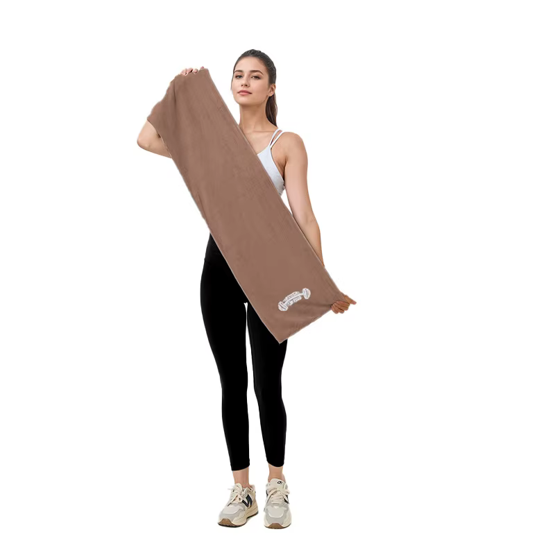 Serviette de sport en microfibre à séchage rapide, antidérapante, pour la gym, le yoga, le tennis, l
