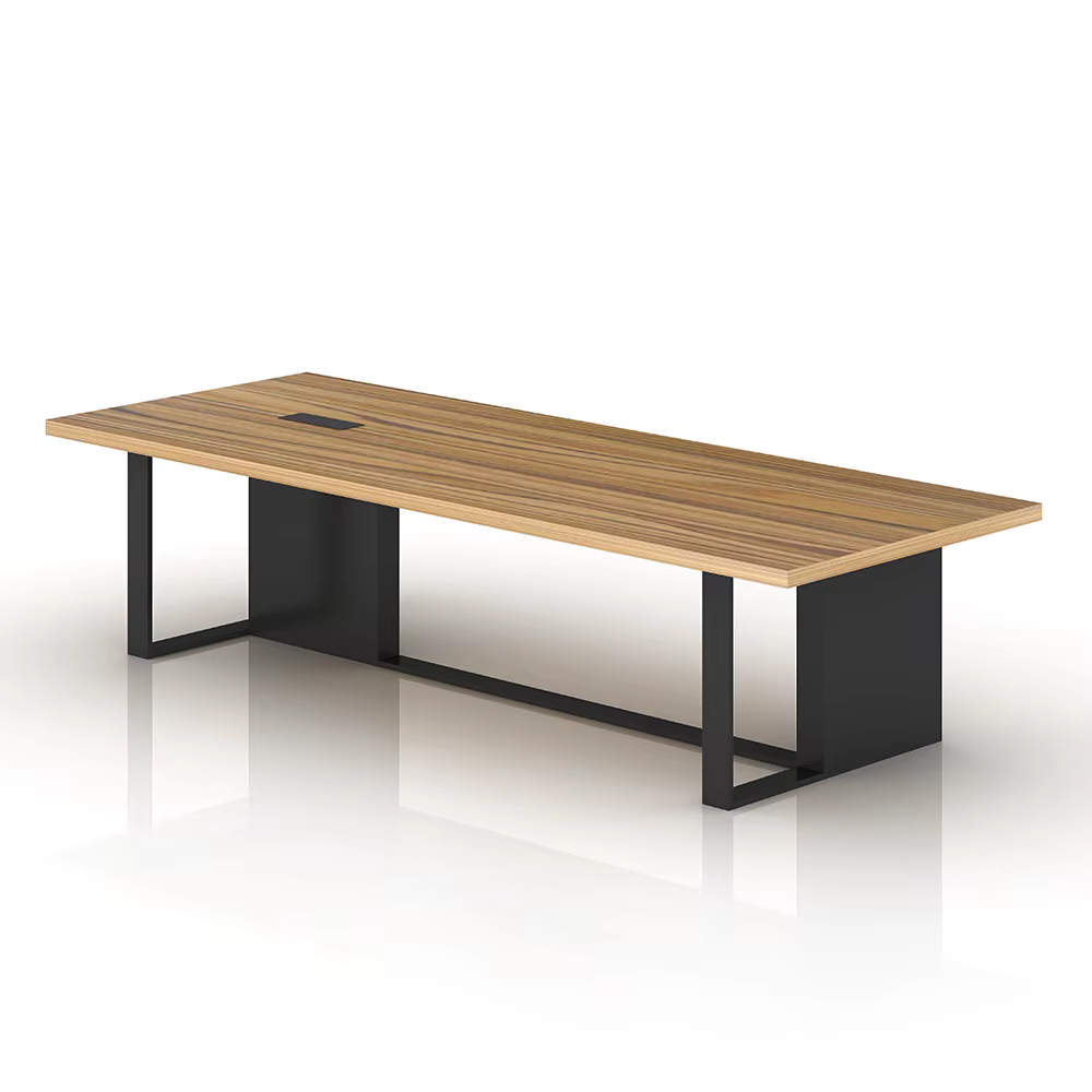 Table de réunion en bois, meubles de salle de conférence, Table de conférence de bureau moderne