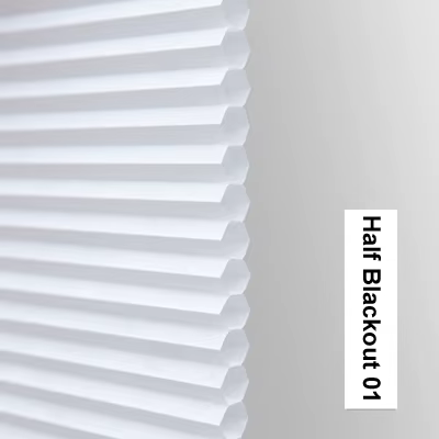 Rideau en nid d'abeille supérieur vers le bas avec fenêtre inversée pour chambre à coucher, balcon, 