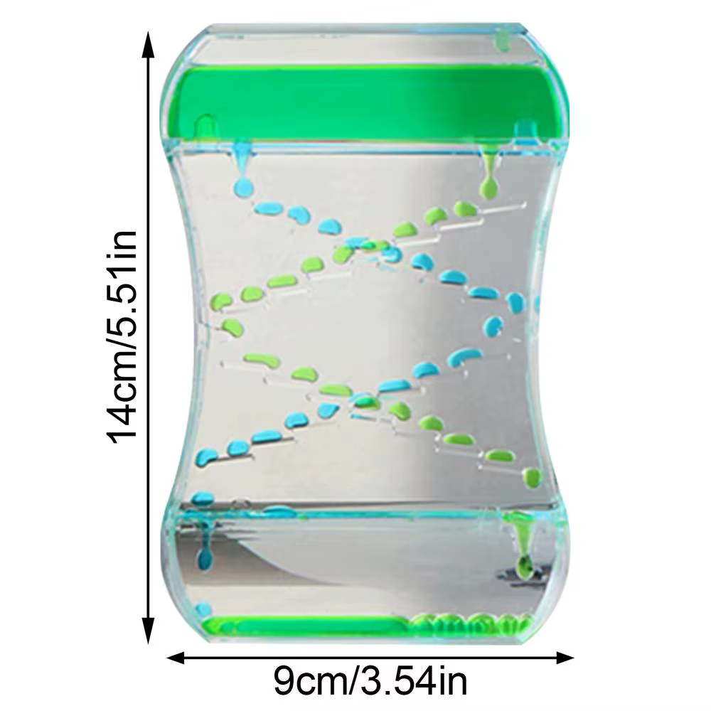 Minuterie à bulles relaxante en spirale, barboteur liquide, jouets sensoriels pour enfants et adulte