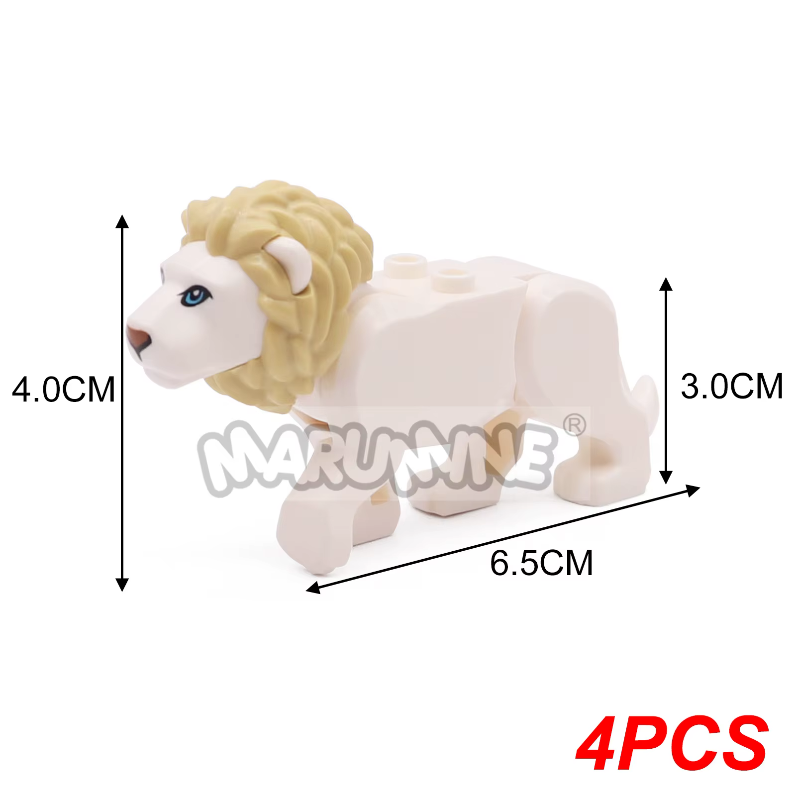 MARUMINE Animaux du zoo Blocs de construction MOC Pièces Éléphant Chameau Cerf Girafe Cheval Jungle 