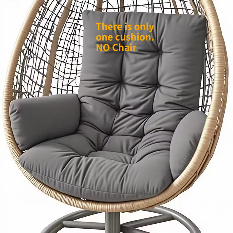 Coussin d'assise pour balançoire d'extérieur, coussin d'accoudoir épaissi, coussin de dossier pour c