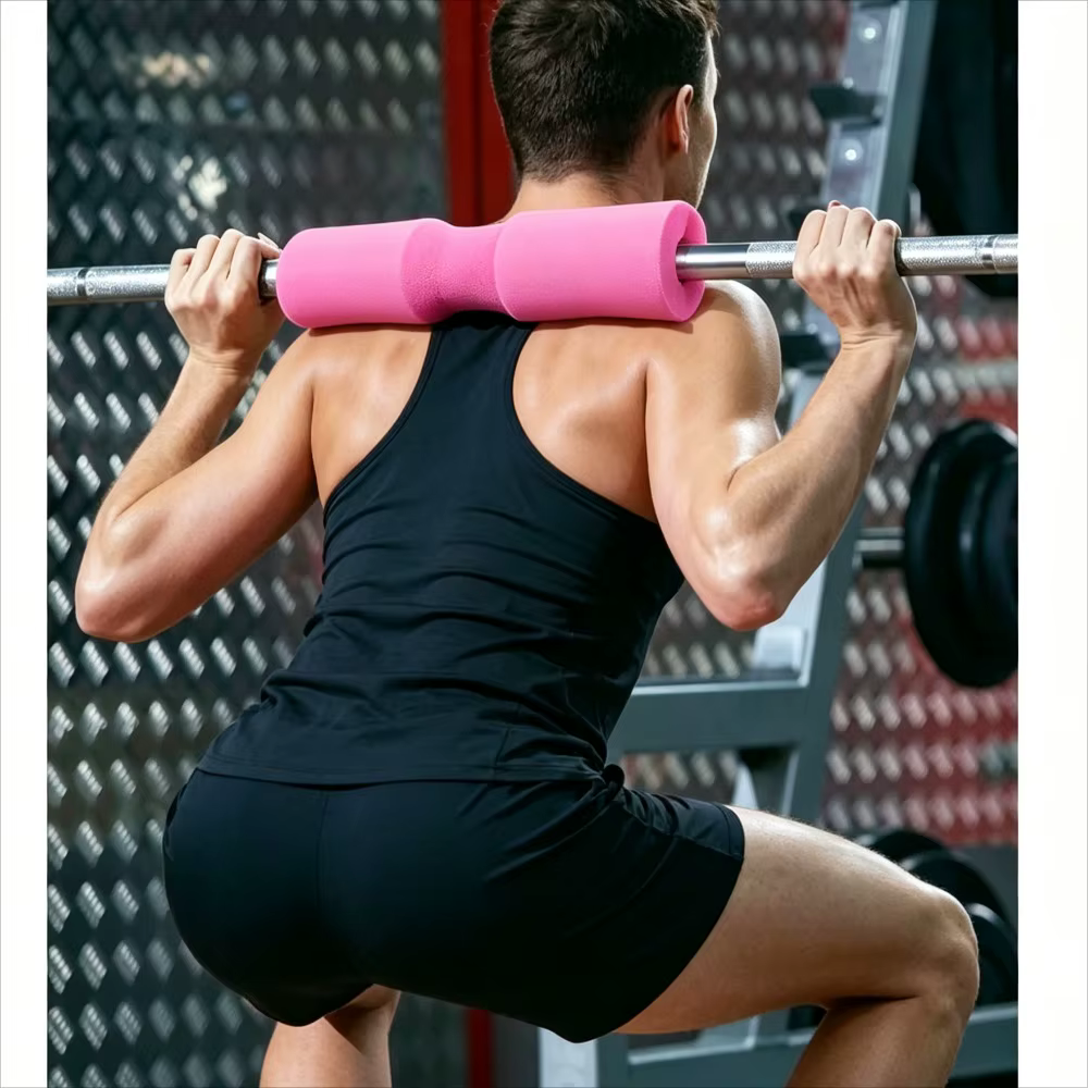 Coussin en mousse pour squats, fentes, poussées de hanche et entraînement des fessiers, accessoire d