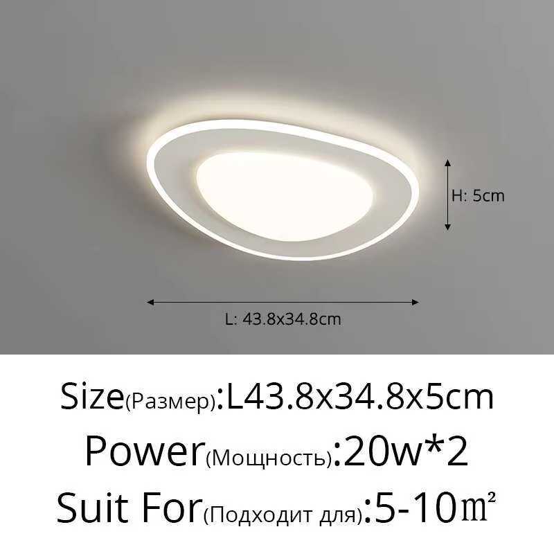 Lustres LED modernes pour chambre à coucher, lampe de salon, salle à manger, salle d'étude, ludéviat