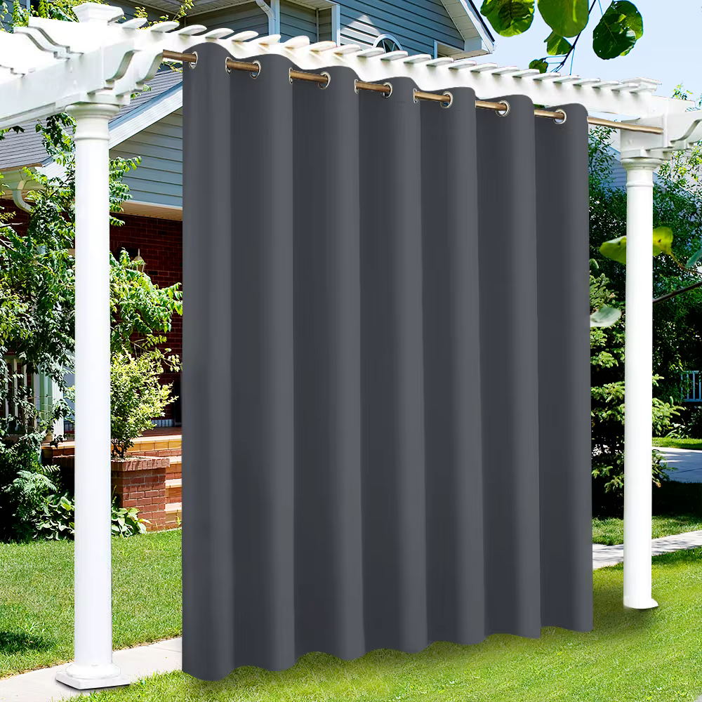 Rideau d'extérieur imperméable, occultant contre la lumière du soleil, pour jardin, pergola, terrass