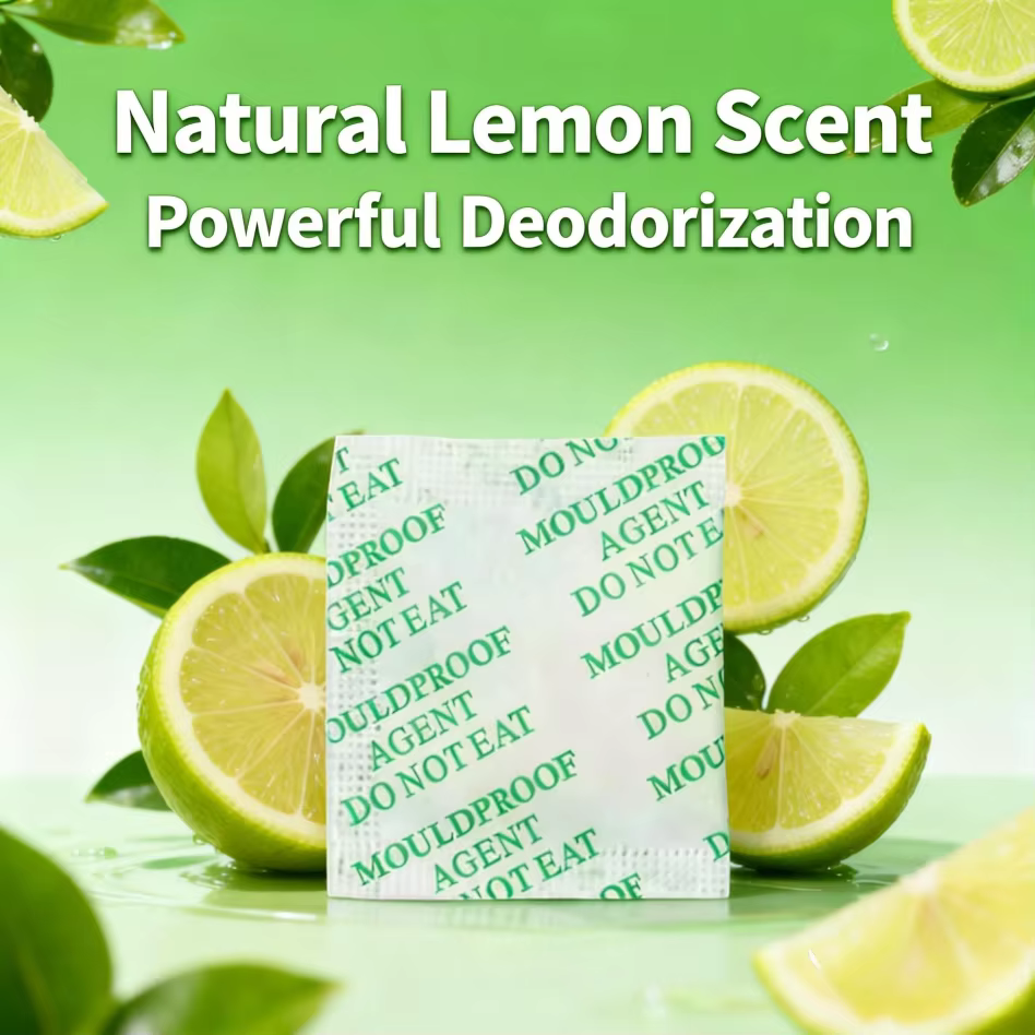 Sachets déshydratants parfumés au citron, déshumidificateurs pour garder les articles frais, pour dé