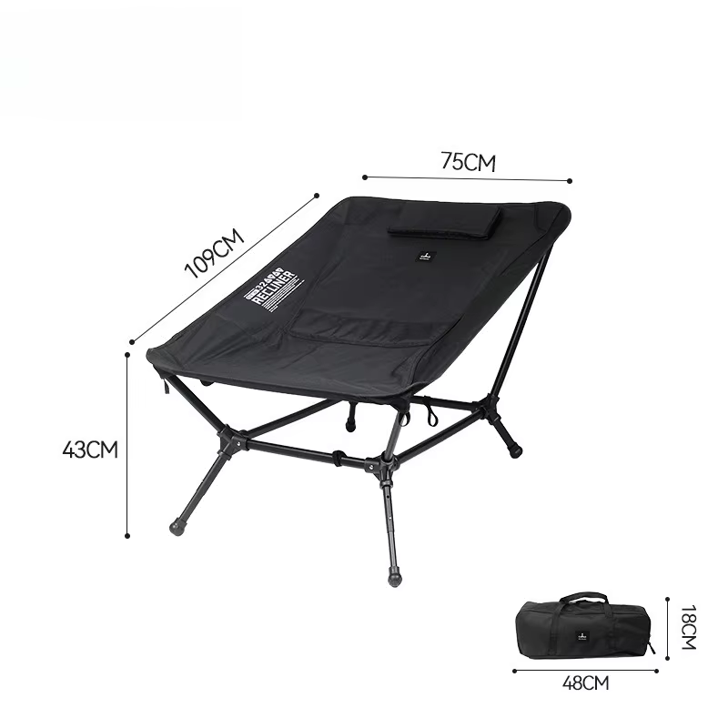 Mini chaise longue légère, chaise de Camping pliante et Portable pour voyage, chaises longues simple