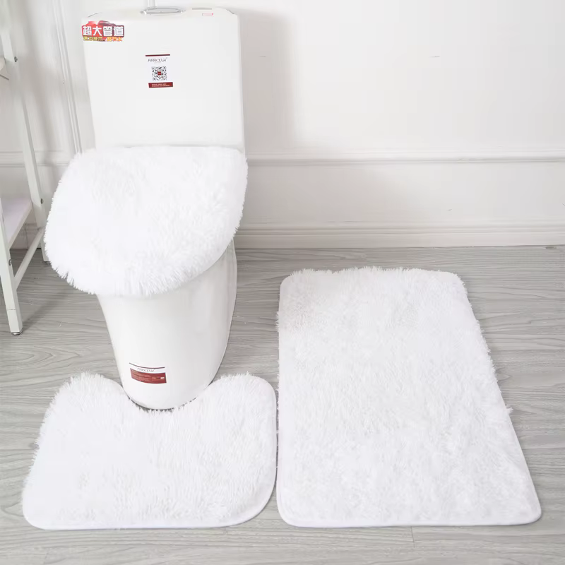 Ensemble de 3 tapis de bain doux et moelleux, tapis de douche antidérapant, tapis de sol pour salle 