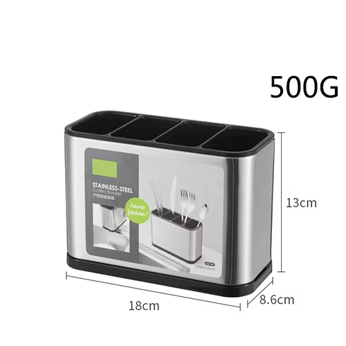 Organisateur de couverts de cuisine, support de couteaux, support de rangement de vidange en plastiq