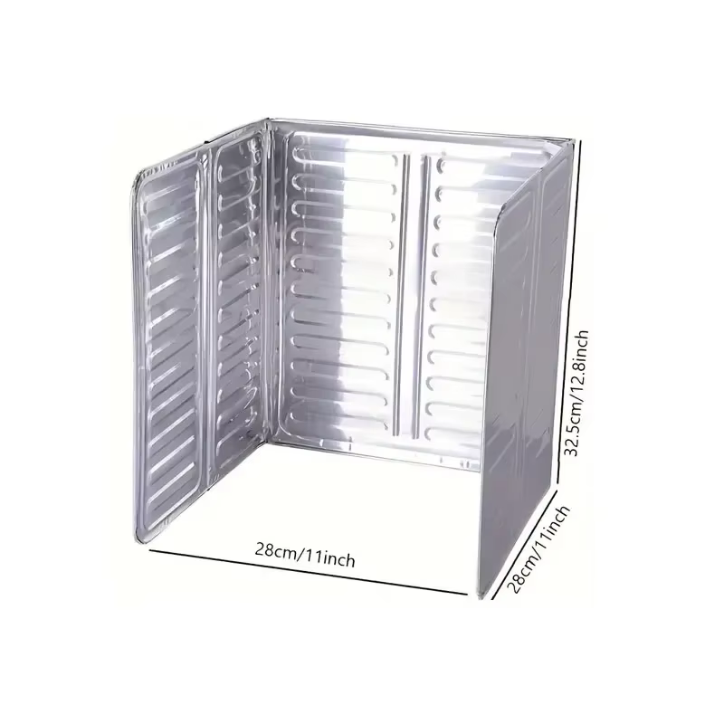 Plaque de déflecteur de cuisinière à gaz de cuisine pliable en aluminium, poêle Portable, écran de P
