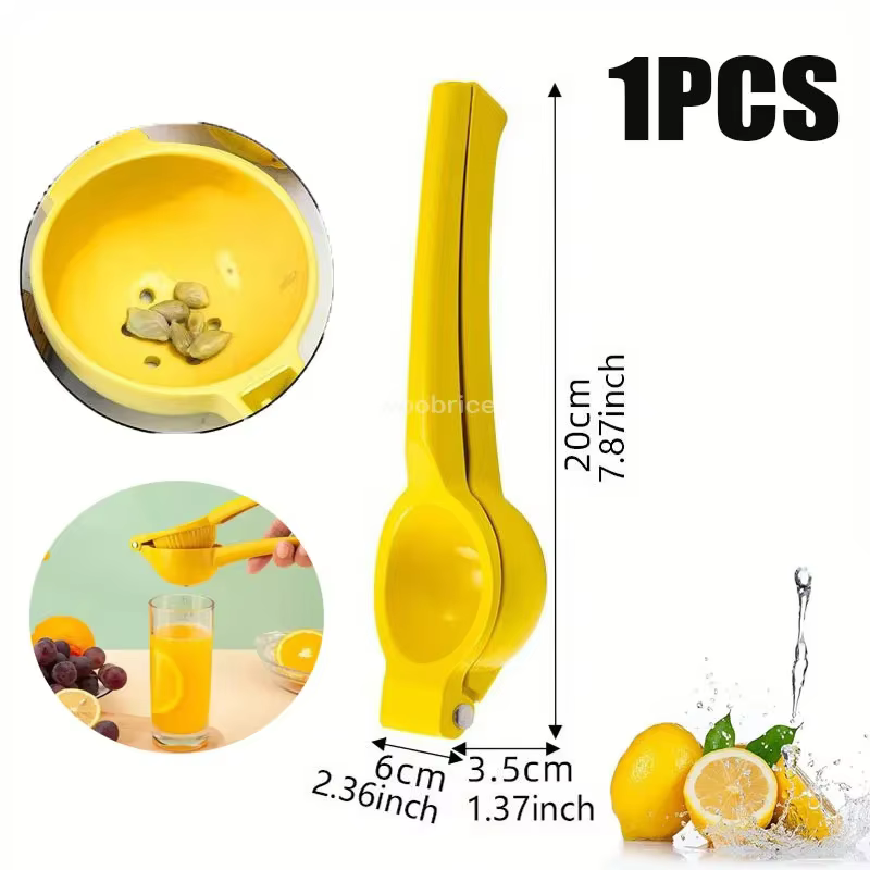 Pince à citron manuelle, Gadgets de cuisine créatifs, presse-citron manuel coloré, pas facile à défo