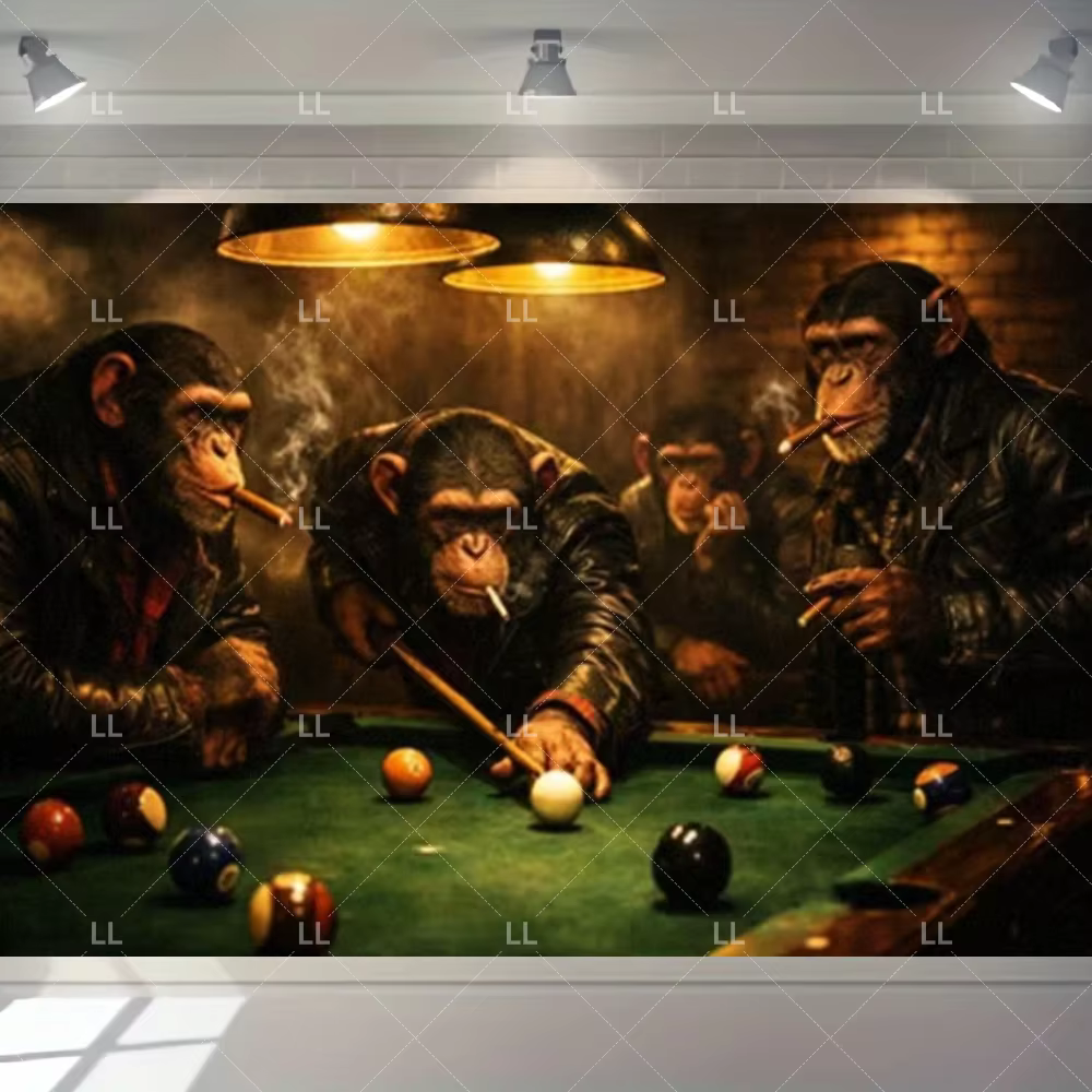 Décor de billard vintage noir, table de billard, jeu de bar, décoration de fête, fond de photographi