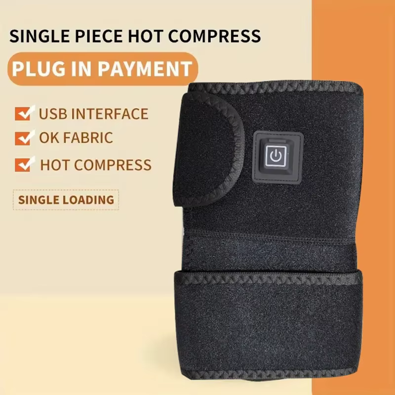 Coussin chauffant électrique pour le genou - Une ceinture chauffante pour le genou alimentée par USB