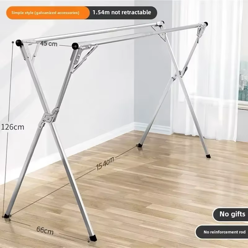 Support de séchage au sol amovible et rétractable pour balcon, support de séchage à rouleaux pour co