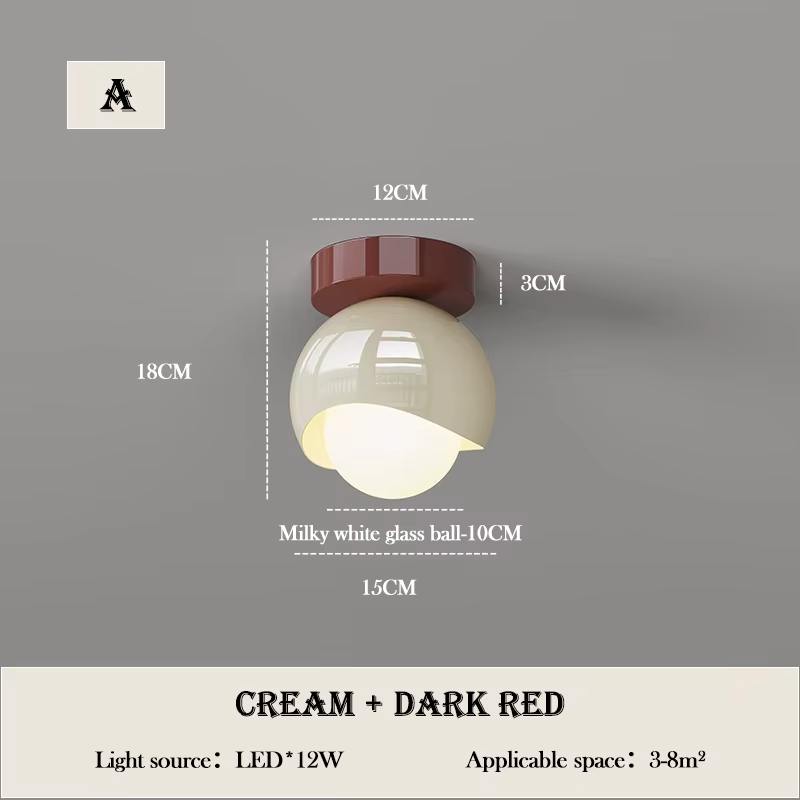 Plafonniers de style crème français, lampe ronde, bourgeon de fleur, chambre à coucher, salon, tout 