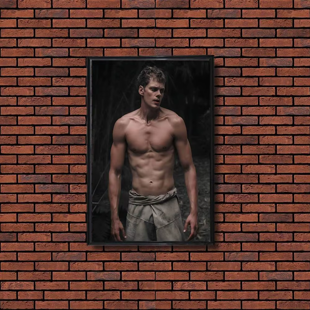 Affiche murale décorative de haute qualité Muscle Cool Bill Skarsgard pour dortoir et salon, cadeau 