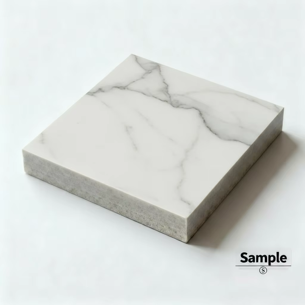 Évier de salle de bain sur plan en marbre naturel moderne et élégant, sur mesure, toutes tailles, te