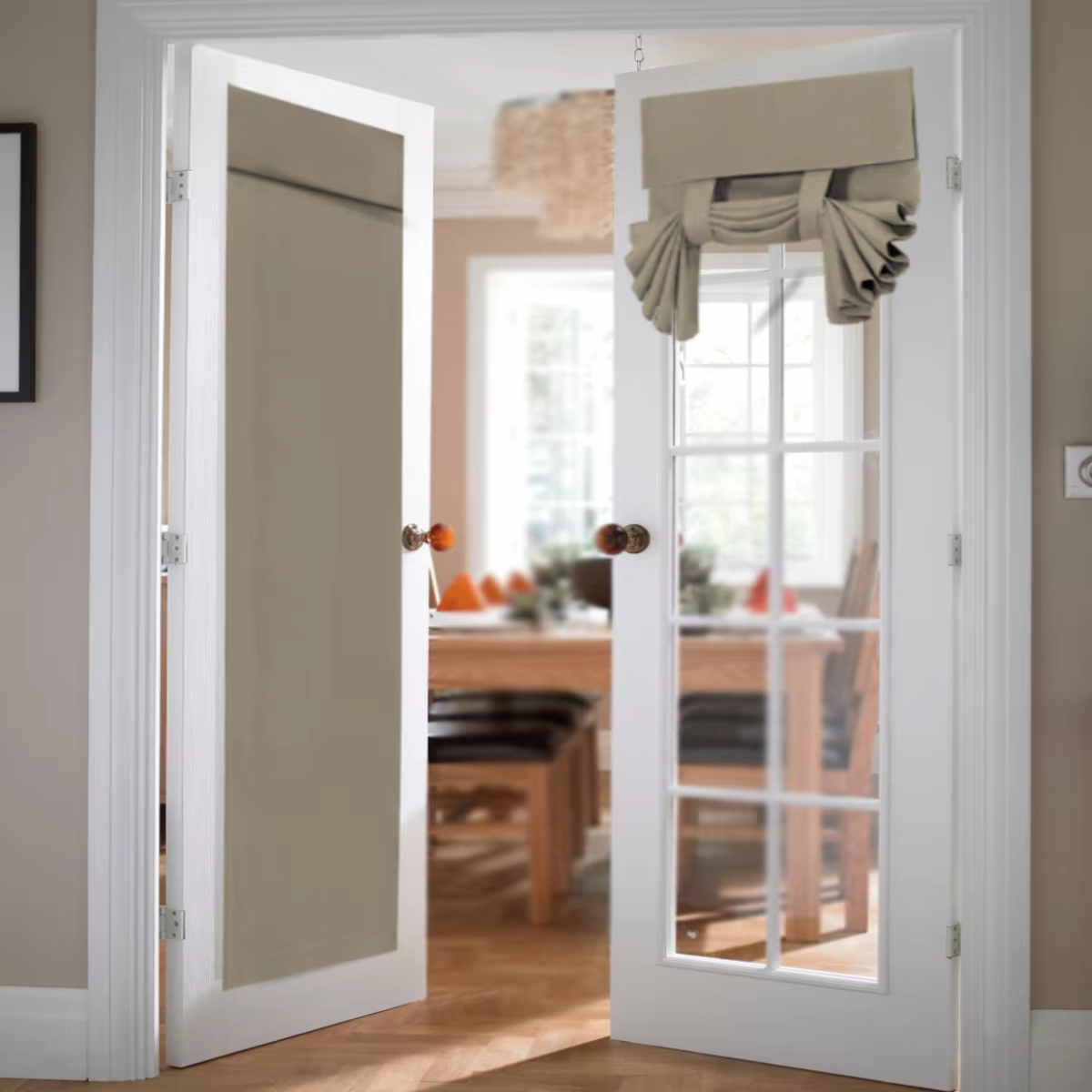 1 pièce, rideau de porte occultant, rideaux de fenêtre de porte TriciaDoor isolés thermiquement, pou