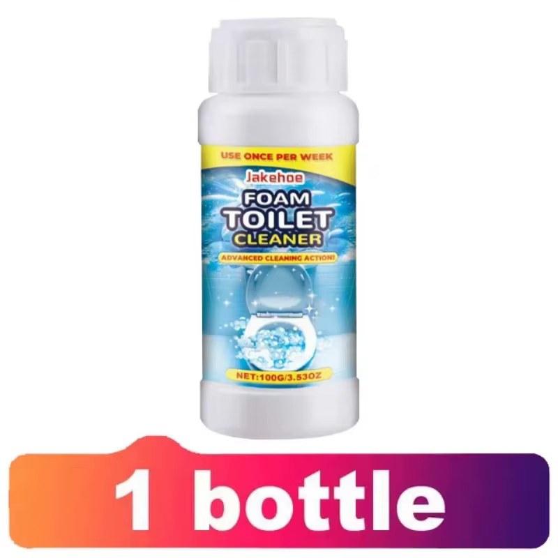 Nettoyant WC Moussant Premium JAKEHOE – Puissant Détachant Anti-Calcaire et Anti-Odeurs – Effet Rapi