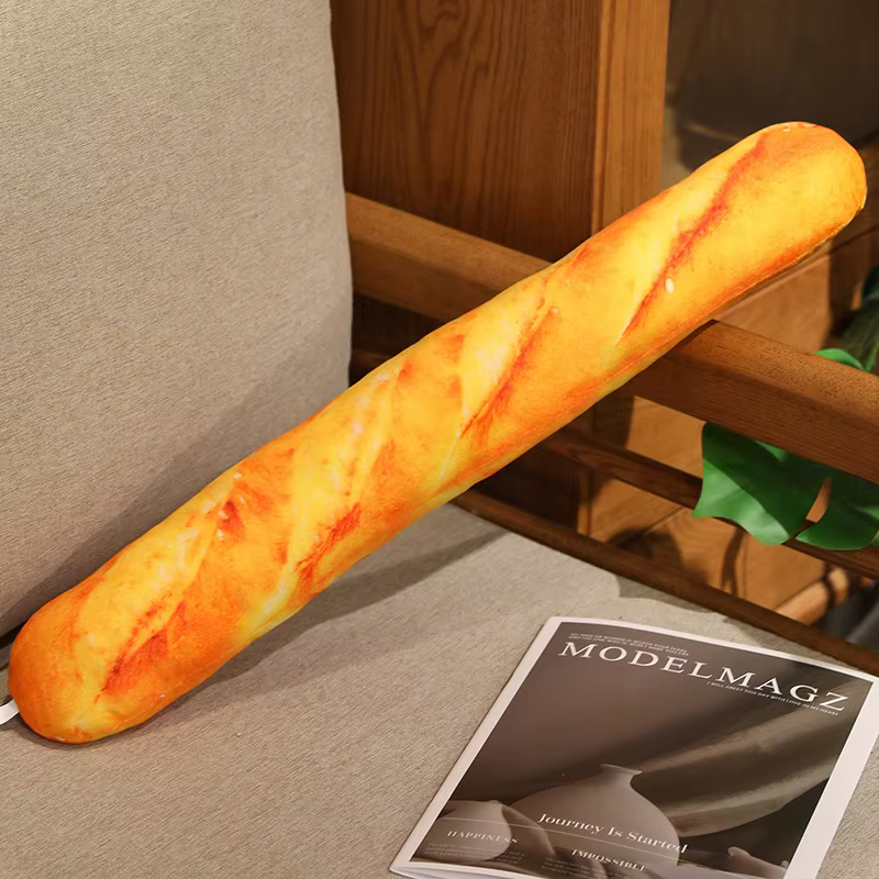 Jouets en peluche de pain de Simulation savoureuse, plusieurs Styles, doux et confortable, coussin d