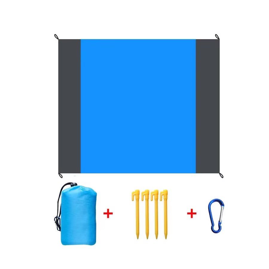 Tapis de plage Portable anti-sable 200x210cm, couverture de plage, imperméable, séchage rapide, lége