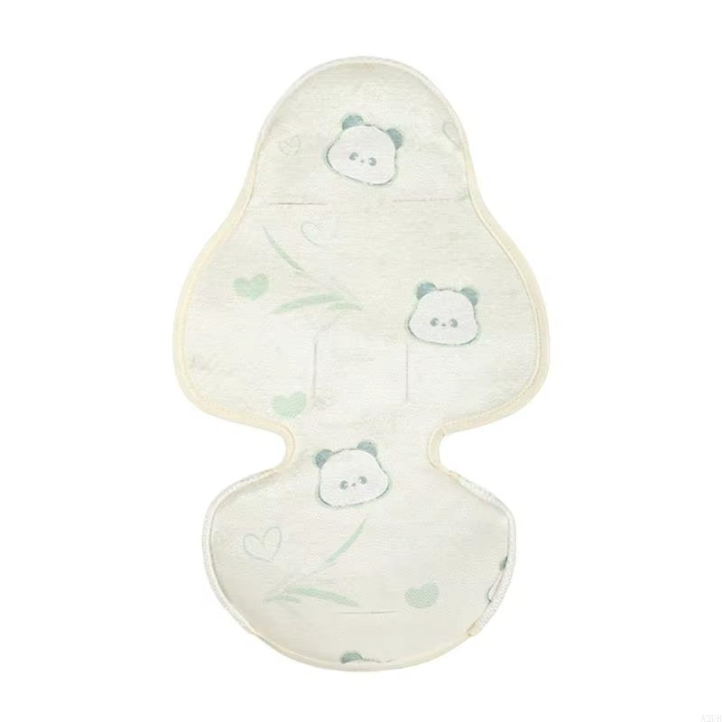 Tapis rafraîchissant pour poussette bébé, coussin siège respirant en bambou soie glacée pour l'été, 